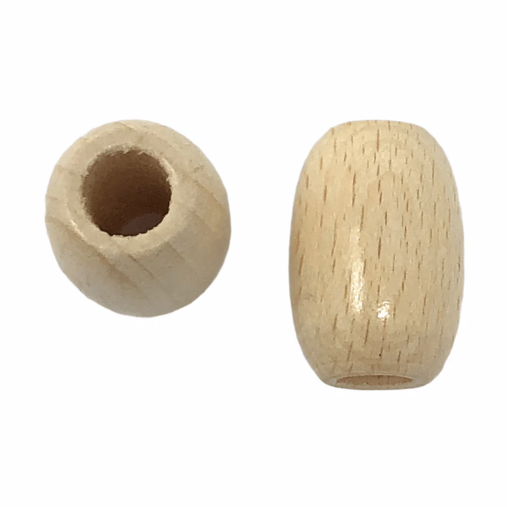 12 Holzoliven 14 x 21 mm Ø 6 mm - Image 4