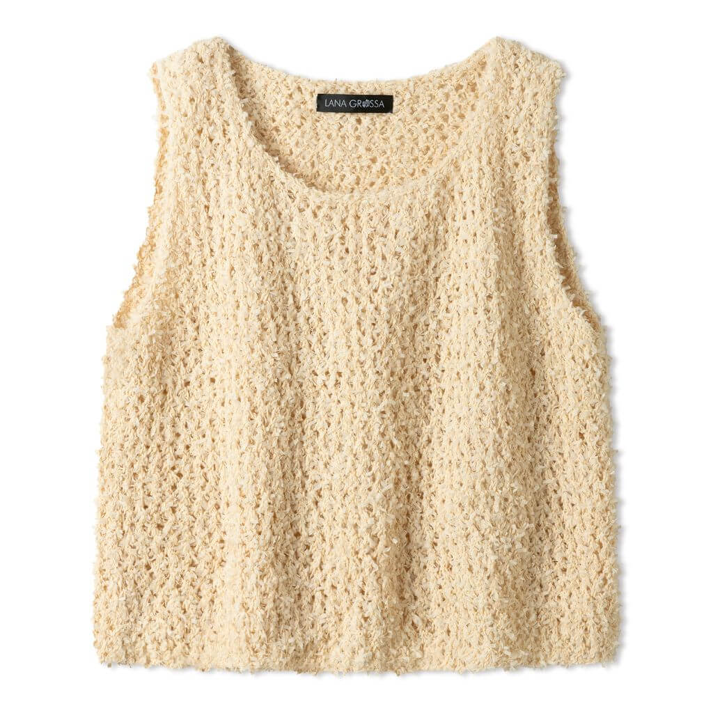 Ärmelloses Sommertop mit Lochmuster Strickanleitung - Lana Grossa (Heft) - Image 2