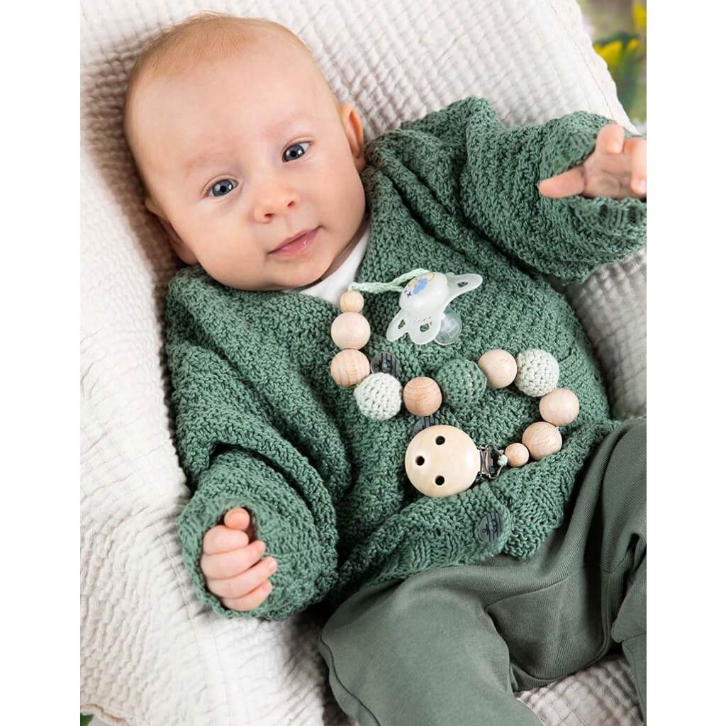 Babyjacke mit Schachbrettmuster Strickanleitung - Lang Yarns (PDF) - Image 2
