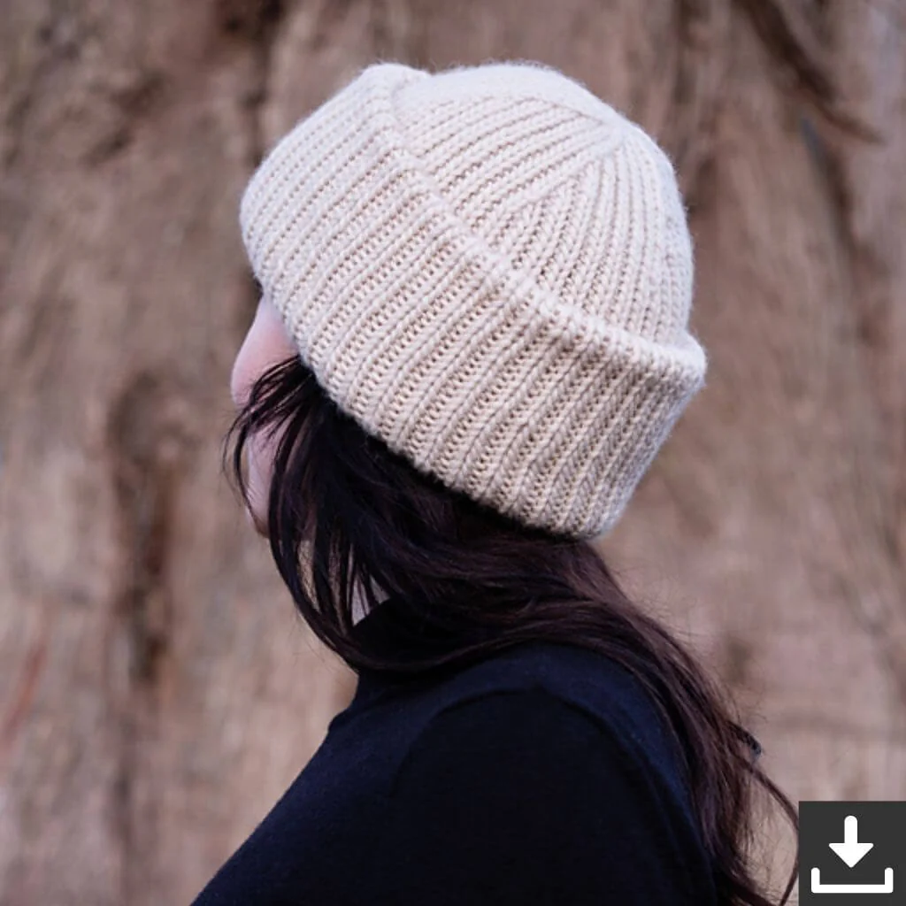 Blissful Beanie Strickanleitung - Wisteria Knitting (PDF)