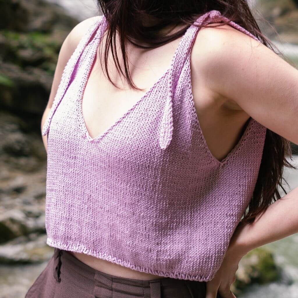Bowline Top Strickanleitung - Wisteria Knitting (PDF) - Image 3