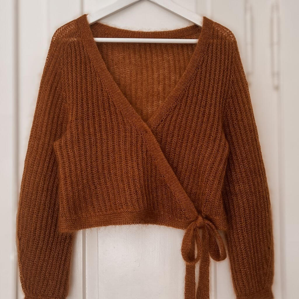 Brioche Bliss Wrap Cardigan Strickanleitung - Rust Knitwear (PDF) - Image 5