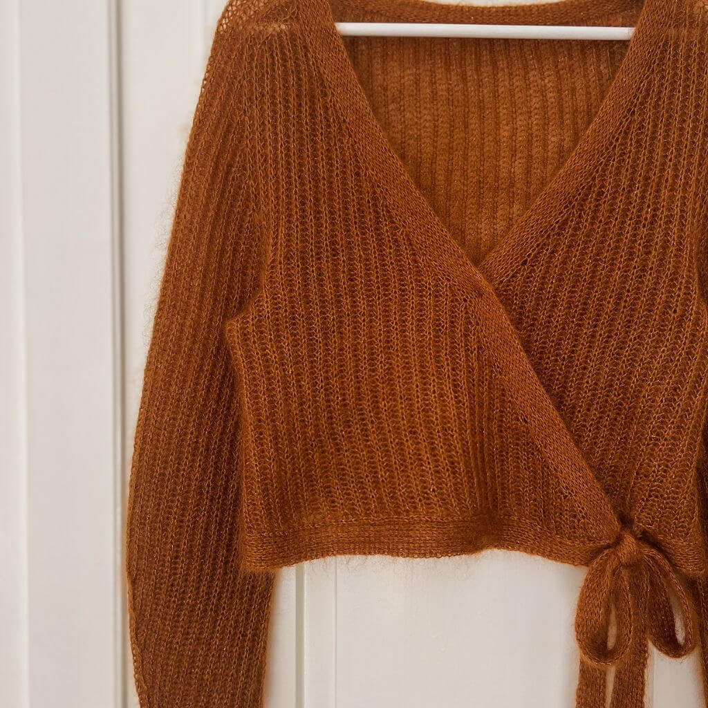 Brioche Bliss Wrap Cardigan Strickanleitung - Rust Knitwear (PDF) - Image 6
