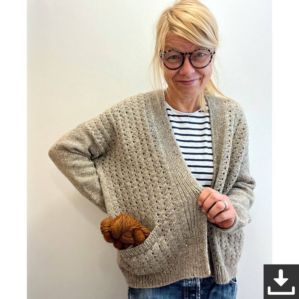 Cardigan Bottoni Strickanleitung - Isabell Kraemer (PDF)