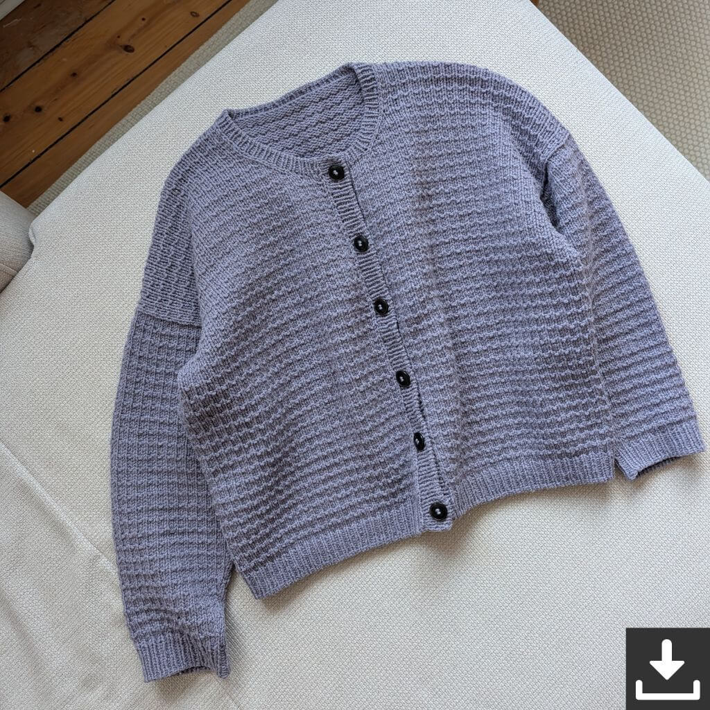 Cardigan Ho Cardi Adults Strickanleitung - Eviknitwear (PDF) - Image 7