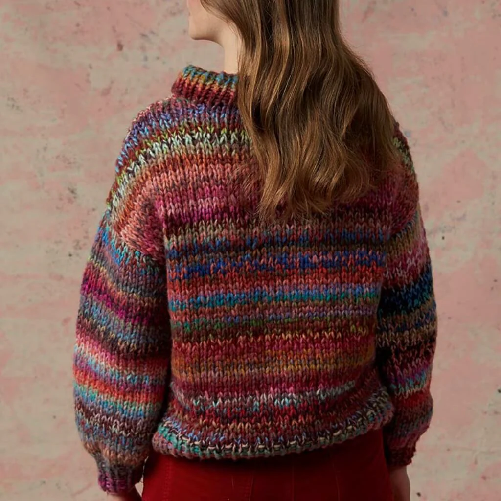 Bunter Pullover mit Farbverlauf Strickanleitung - Lang Yarns (PDF) - Image 2