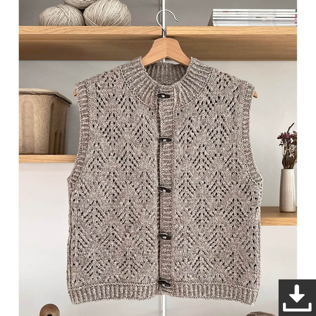 Cosy Hey Ho Vest Strickanleitung - Knitting For Else (PDF)
