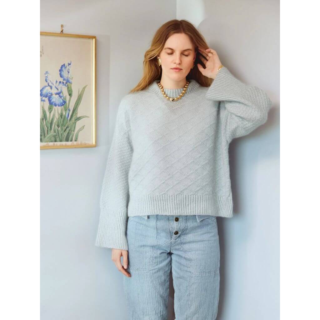 Damen Pullover Heather Sweater Strickanleitung - Sandnes Garn (Heft)