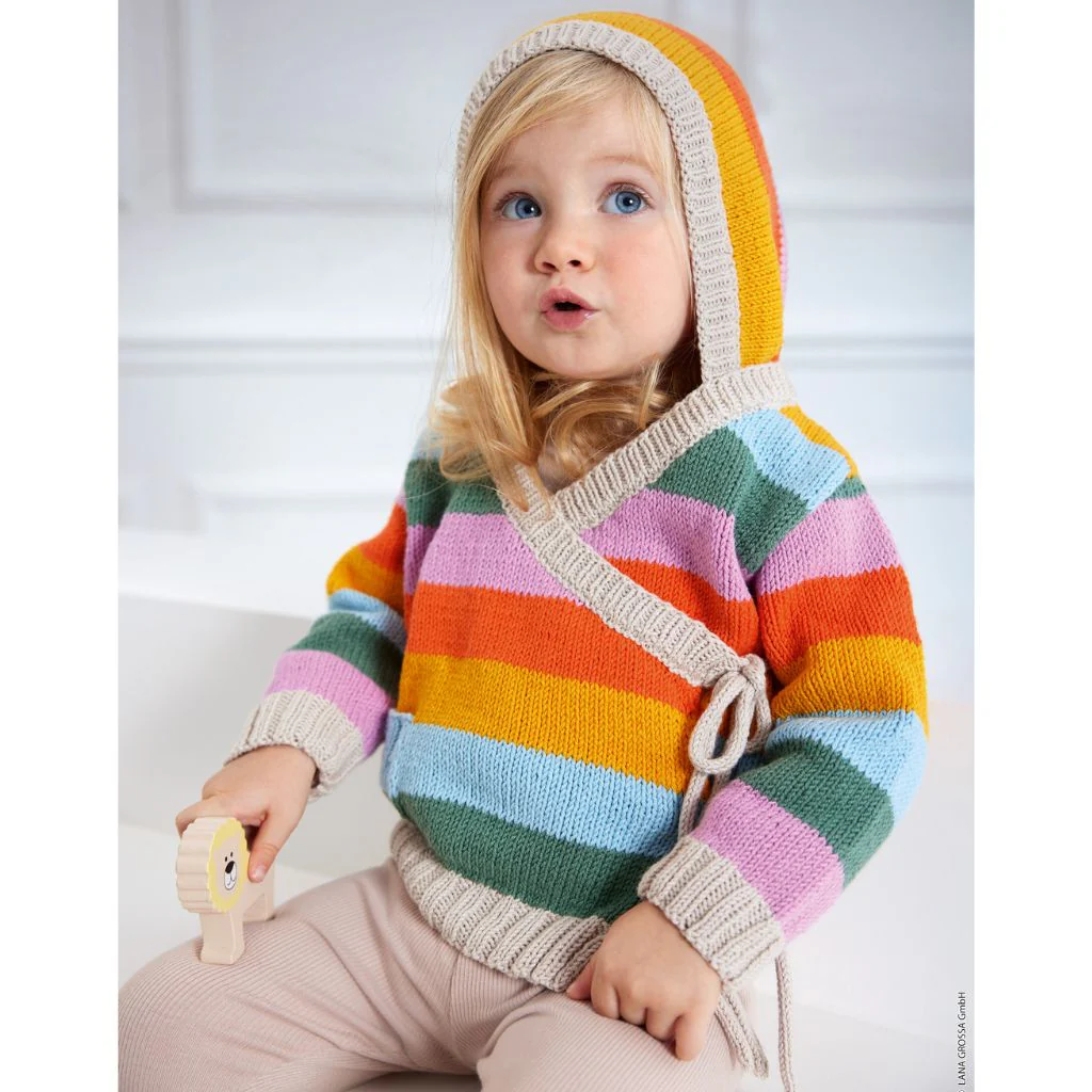 Kapuzenjacke Kind Strickanleitung - Lana Grossa (Heft)
