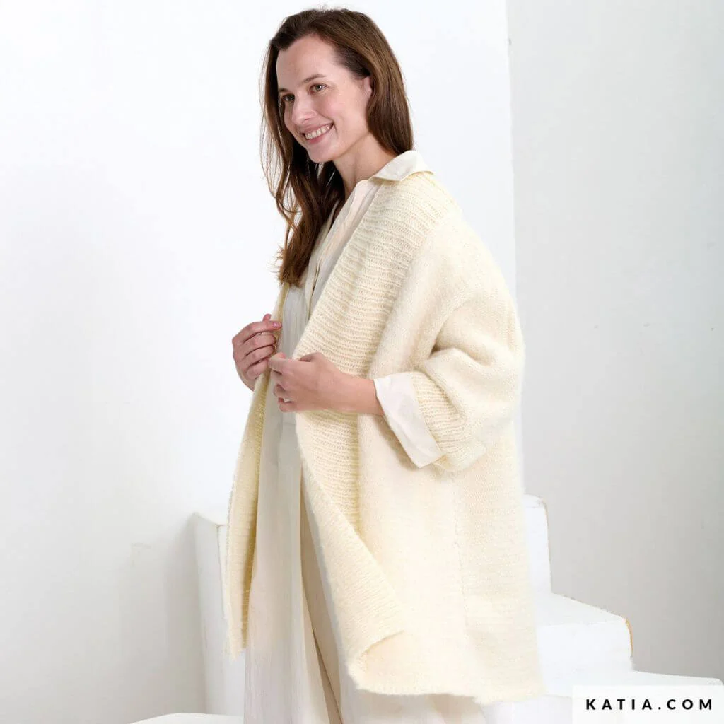 Elegante Jacke Strickanleitung - Katia (Heft) - Image 6
