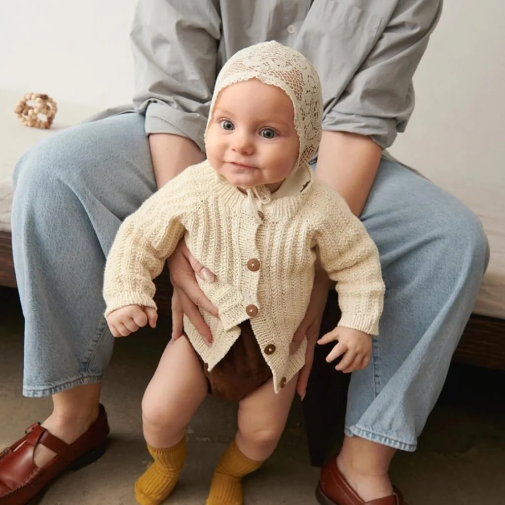 Ellis Cardigan Baby Strickanleitung - Sandnes Garn (Heft)