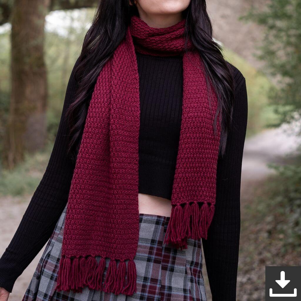 Falling Leaves Schal Strickanleitung - Wisteria Knitting (PDF)
