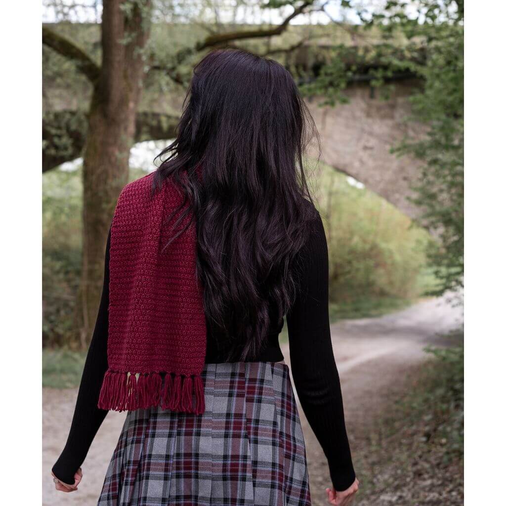 Falling Leaves Schal Strickanleitung - Wisteria Knitting (PDF) - Image 7