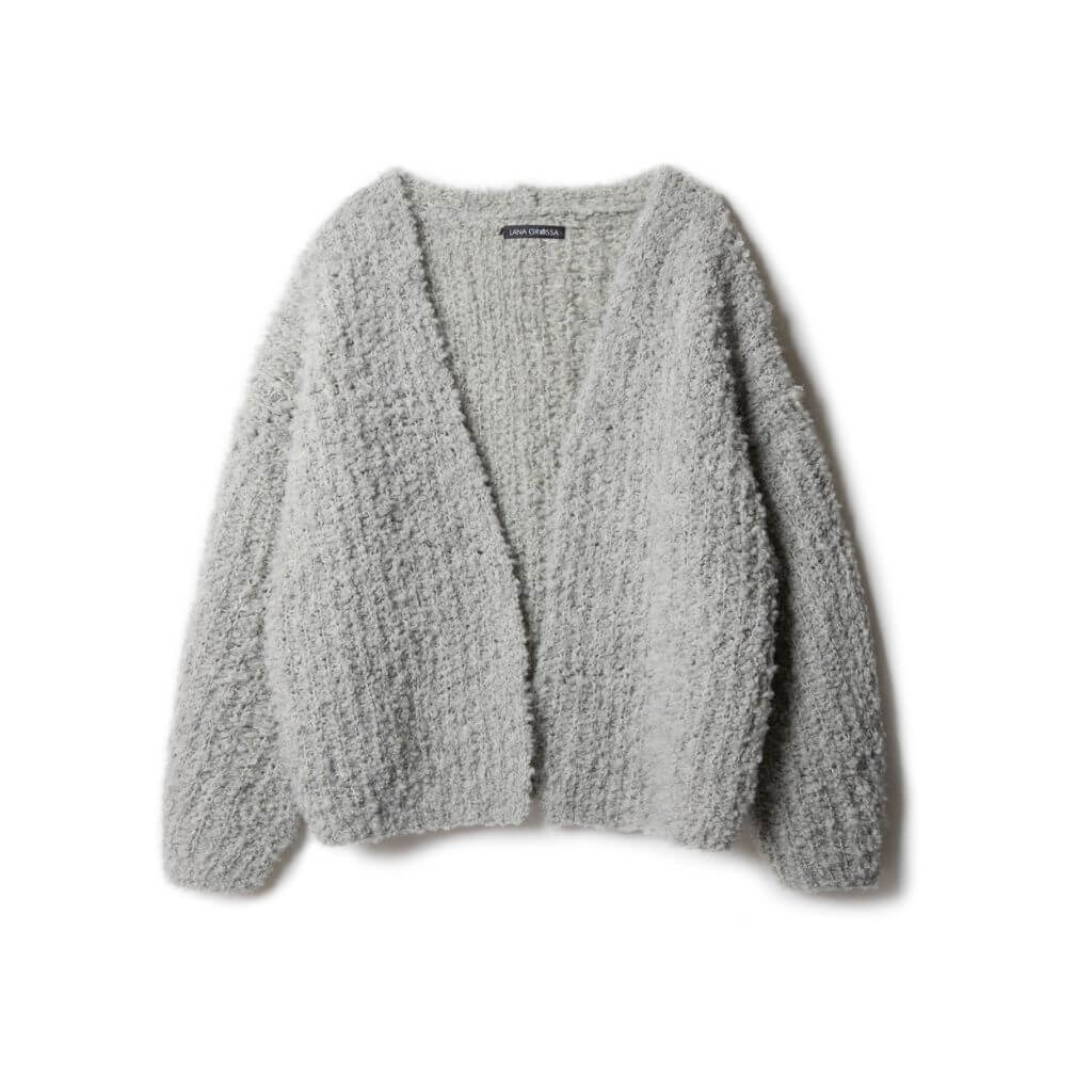 Flauschiger Cardigan Halbpatent Strickanleitung - Lana Grossa (Heft) - Image 2