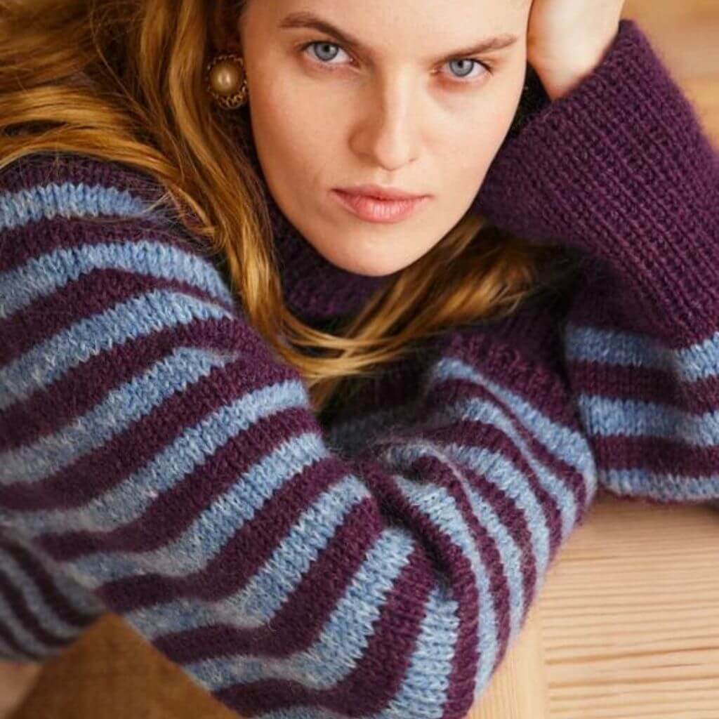 Gestreifter Pullover South Sweater Strickanleitung - Sandnes Garn (Heft) - Image 2