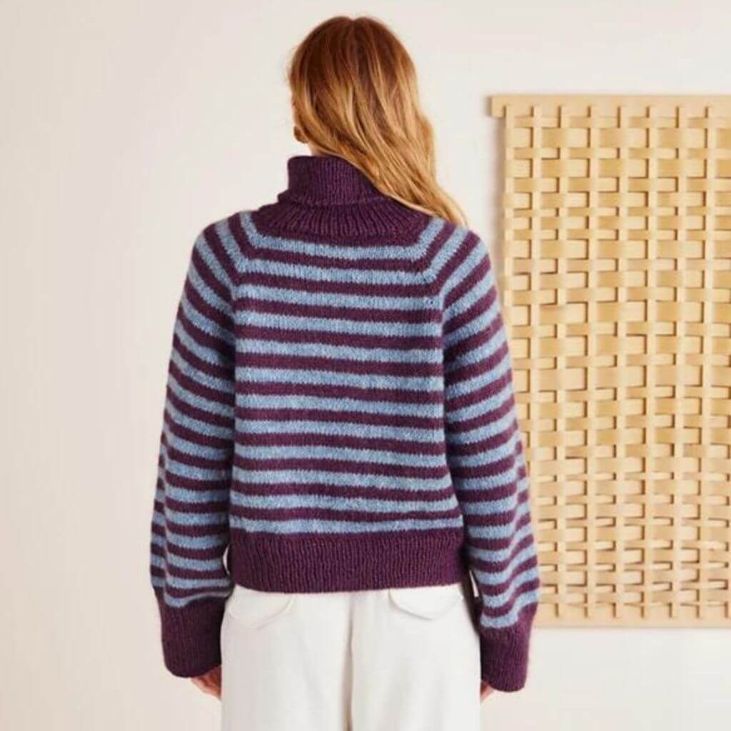 Gestreifter Pullover South Sweater Strickanleitung - Sandnes Garn (Heft) - Image 4