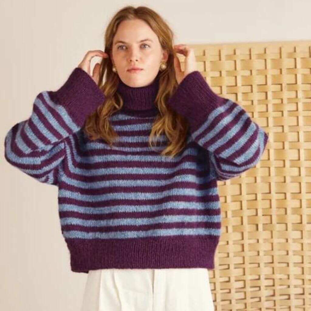 Gestreifter Pullover South Sweater Strickanleitung - Sandnes Garn (Heft) - Image 5