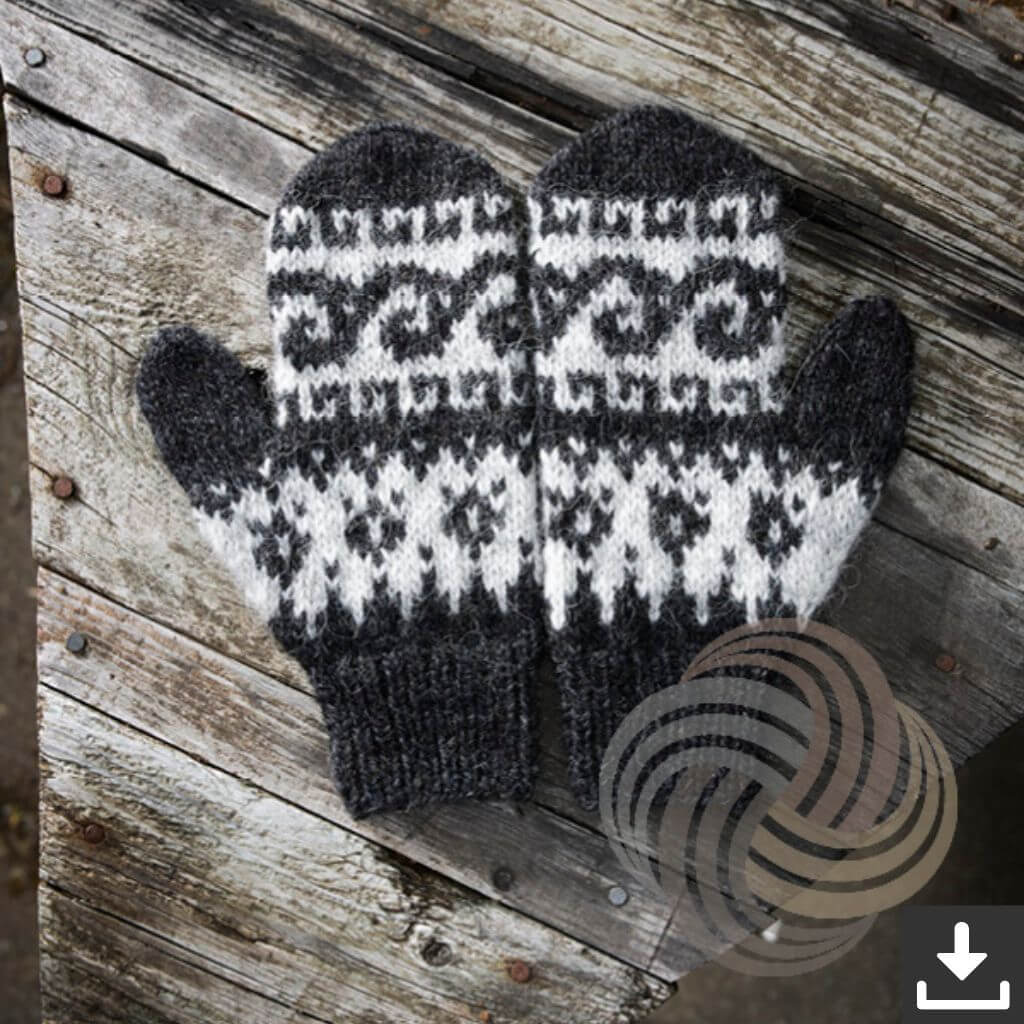 Handschuhe Krókur Strickanleitung - Lopi (PDF)