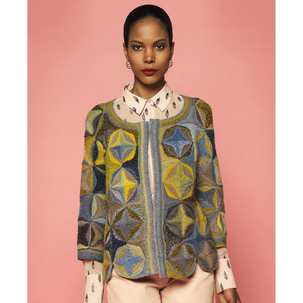 Jacke Miss Blue Strickanleitung - Schoppel Wolle (Heft)