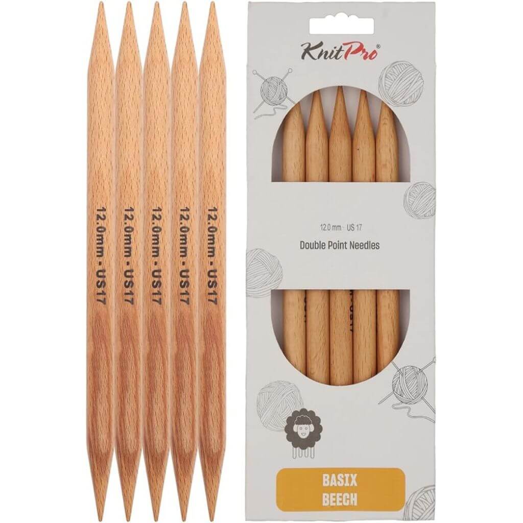 KnitPro Basix Beech Strumpfstricknadeln