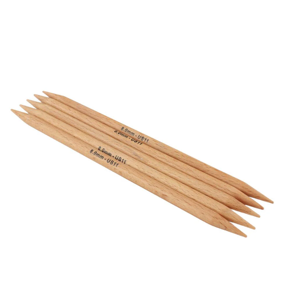 KnitPro Basix Beech Strumpfstricknadeln - Image 19