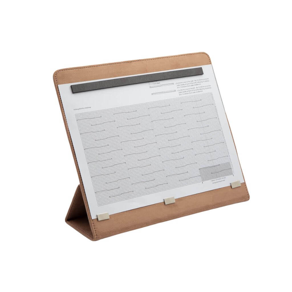 KnitPro Halter für Mustervorlagen Beige klein