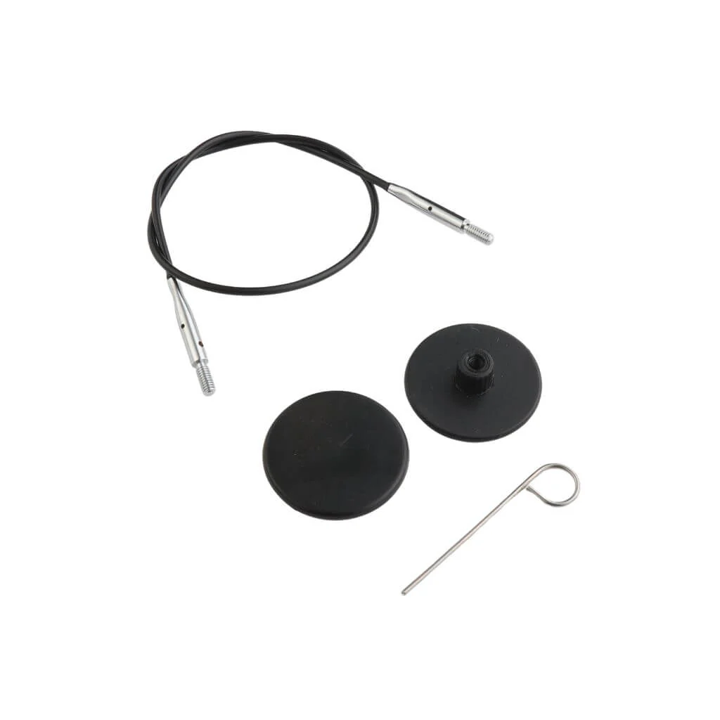 KnitPro Nadelseil Swivel 360° schwarz - Image 2