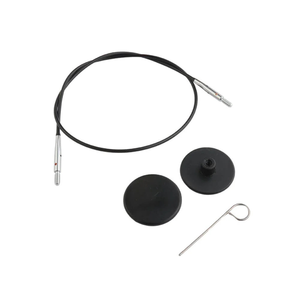KnitPro Nadelseil Swivel 360° schwarz - Image 3