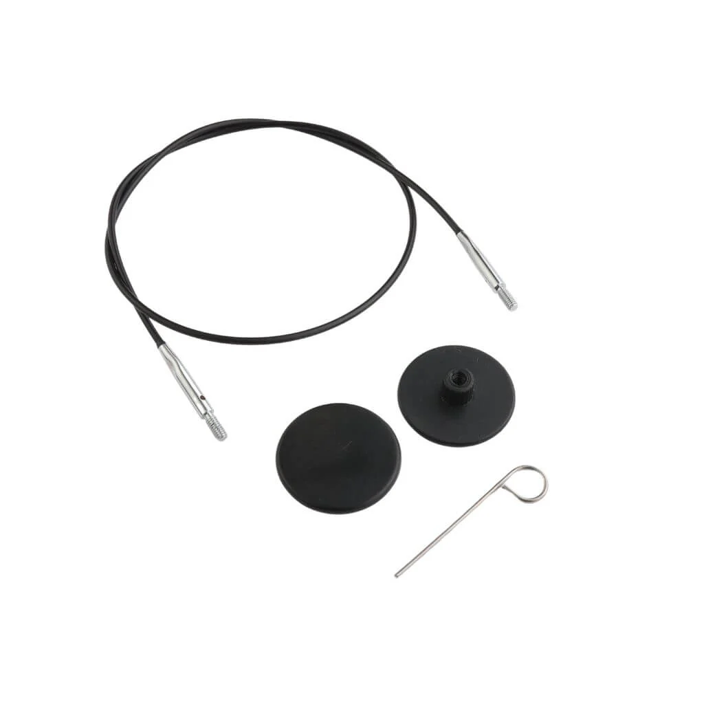 KnitPro Nadelseil Swivel 360° schwarz - Image 4