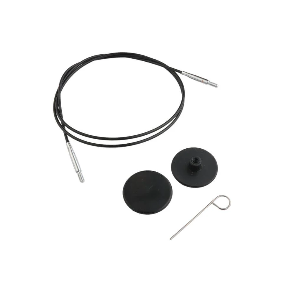 KnitPro Nadelseil Swivel 360° schwarz - Image 5