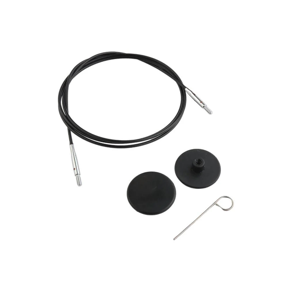 KnitPro Nadelseil Swivel 360° schwarz - Image 6