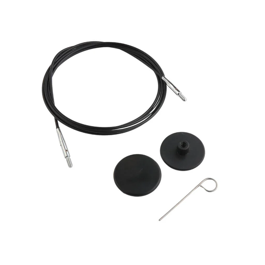 KnitPro Nadelseil Swivel 360° schwarz - Image 7