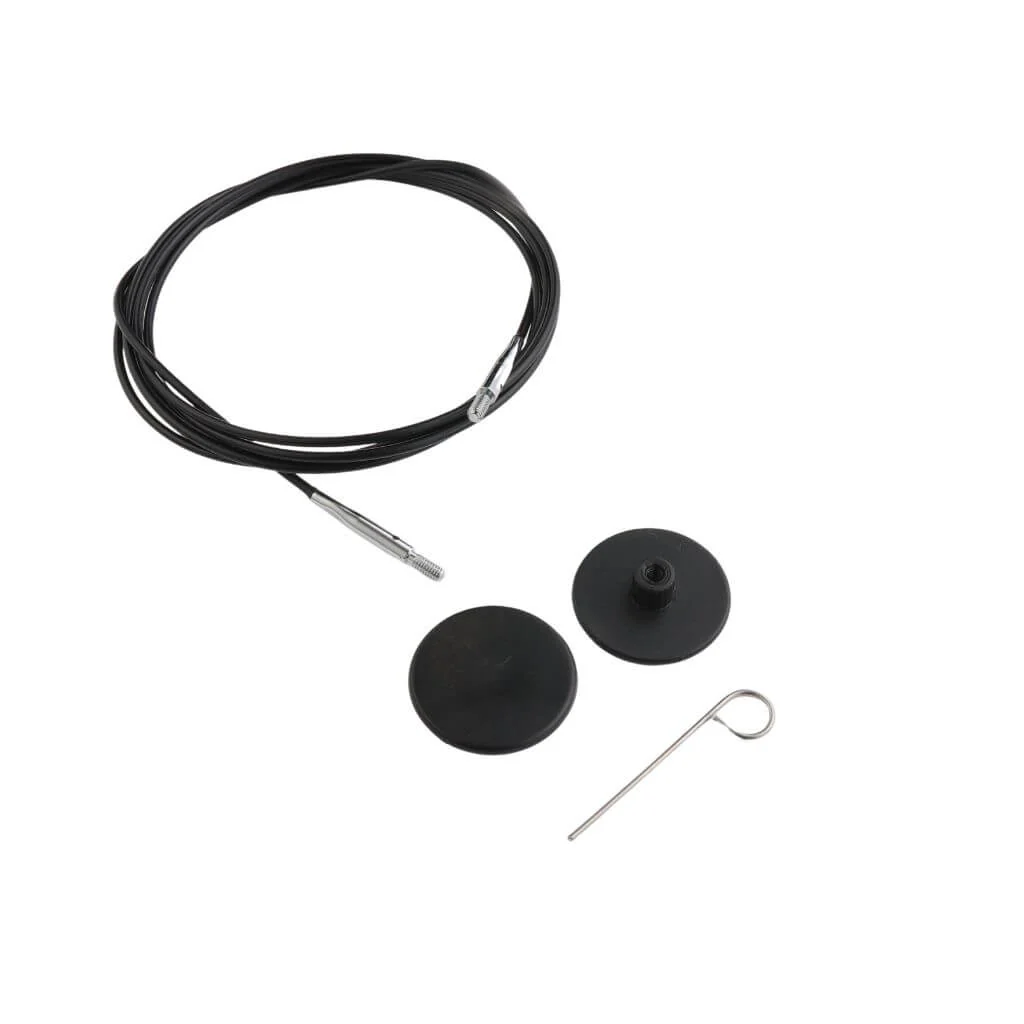 KnitPro Nadelseil Swivel 360° schwarz - Image 8
