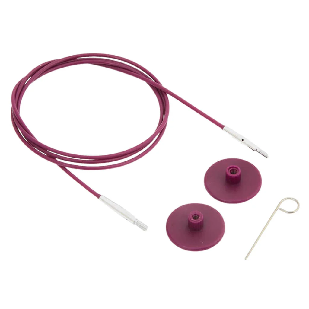 KnitPro Nadelseil 360° purple 40 cm - 150 cm