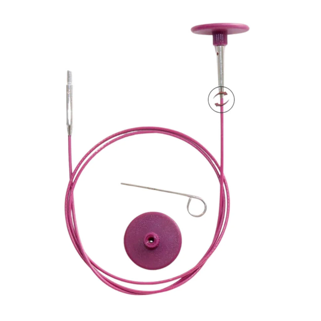 KnitPro Nadelseil 360° purple 40 cm - 150 cm - Image 3