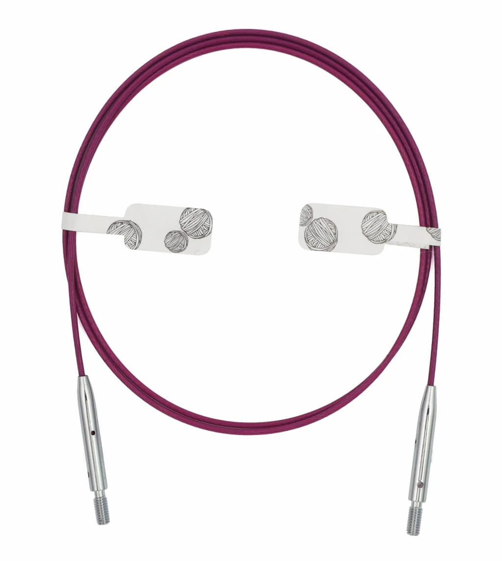 KnitPro Thin & Flex Swivel Seil lila - Image 7
