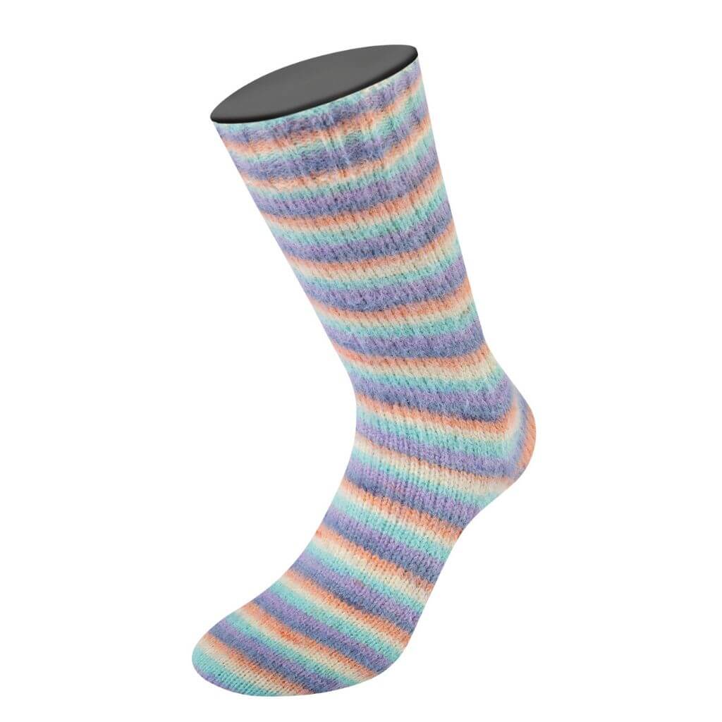 Lana Grossa Cosy Socks Multi Stripes - Image 3