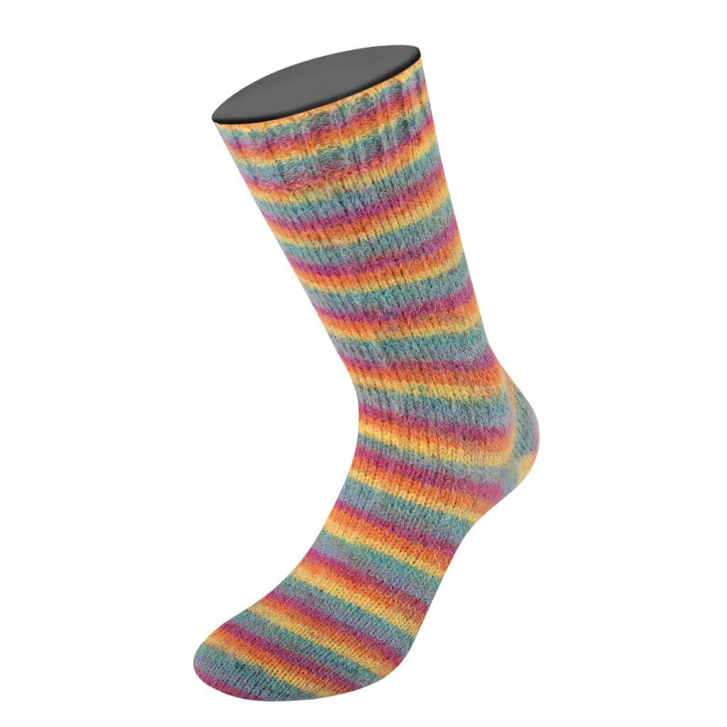 Lana Grossa Cosy Socks Multi Stripes - Image 5