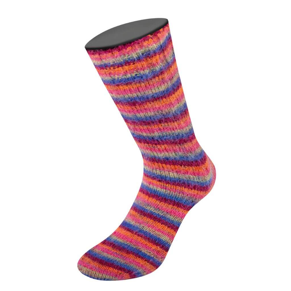 Lana Grossa Cosy Socks Multi Stripes - Image 6