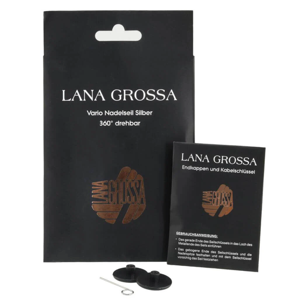 Lana Grossa Nadelseil Vario Stahl drehbar - Image 2