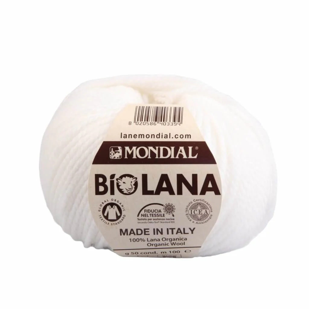 Lane Mondial Bio Lana 50g - Bio Wolle