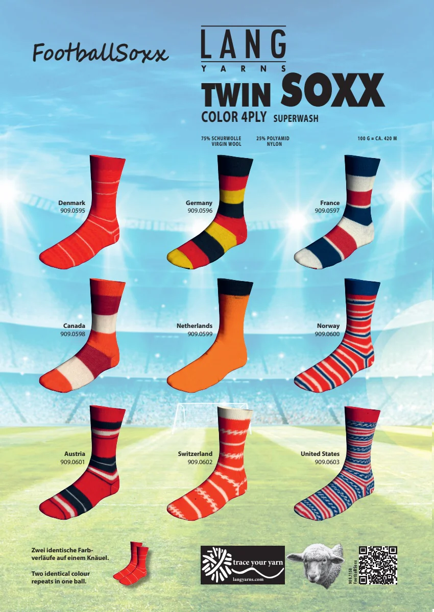 Lang Yarns Twin Soxx 4-Fach - Weltmeistersocken - Image 3
