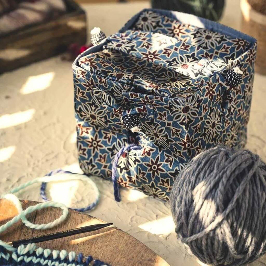 Lantern Moon Knit Out Box Ajrak - Image 3
