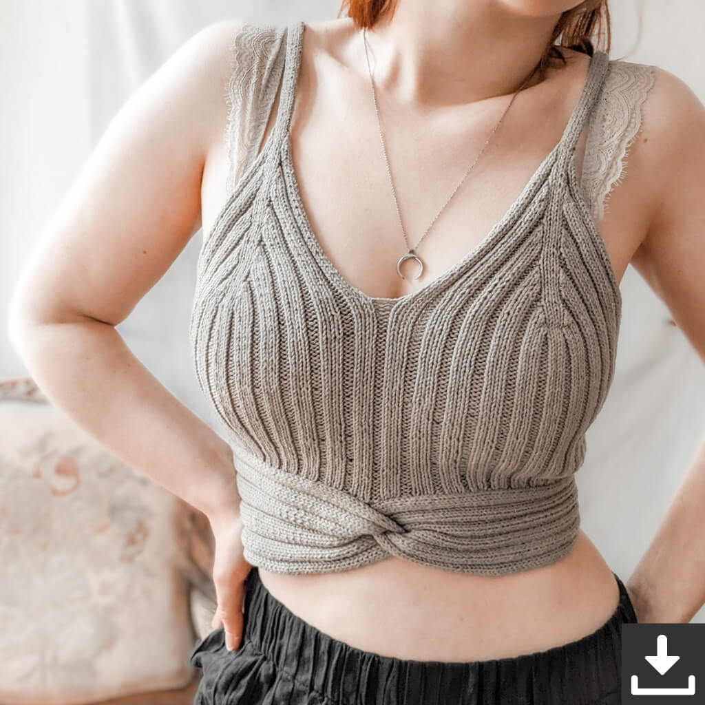 Liv Top Strickanleitung - Yarn Me Up (PDF)