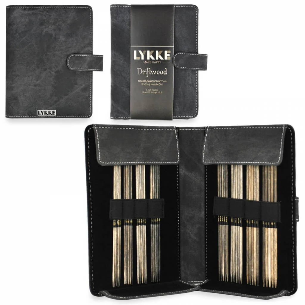 Lykke Nadelspiel Set - Driftwood grau