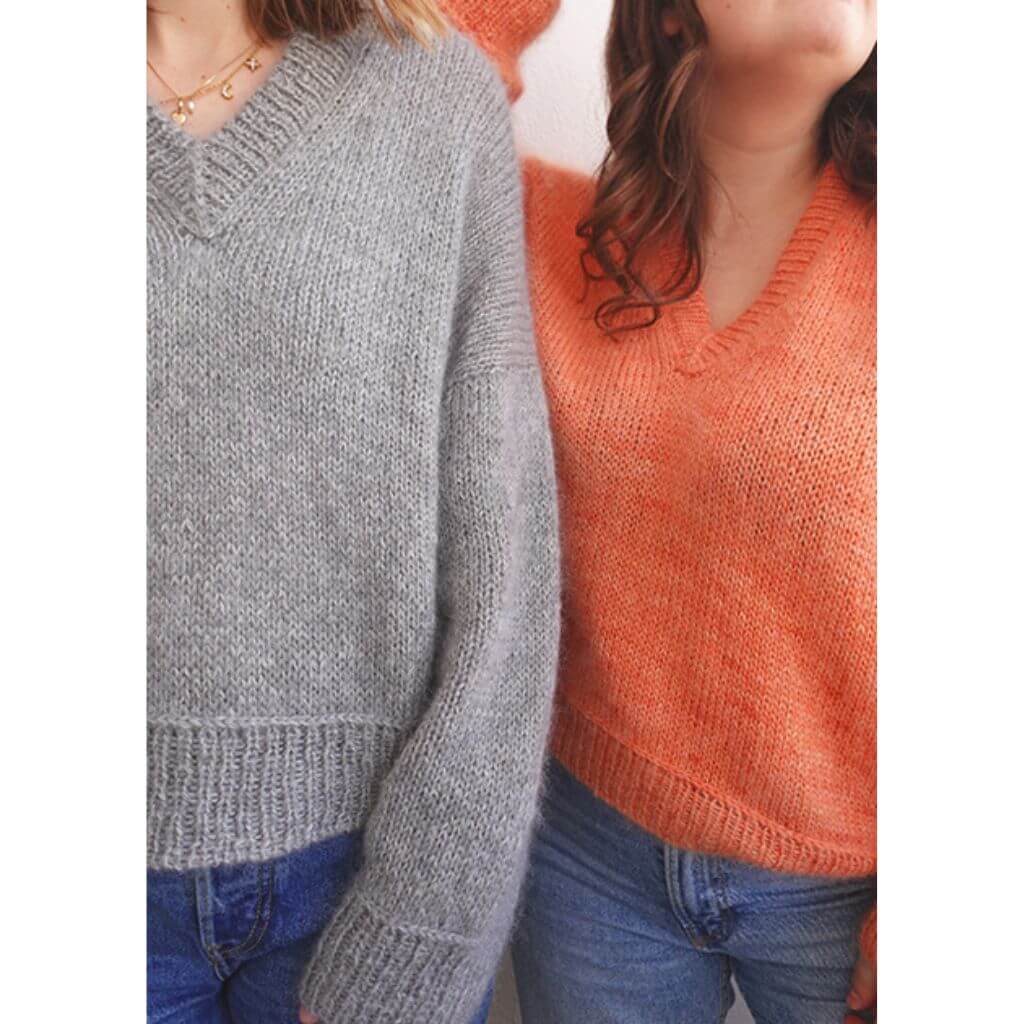 Pullover Maja Sweater V-Neck Strickanleitung - wemadewardrobe (PDF) - Image 4