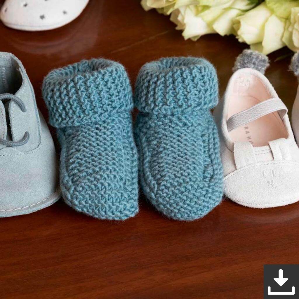 Babyschühchen Strickanleitung - Lang Yarns (PDF)