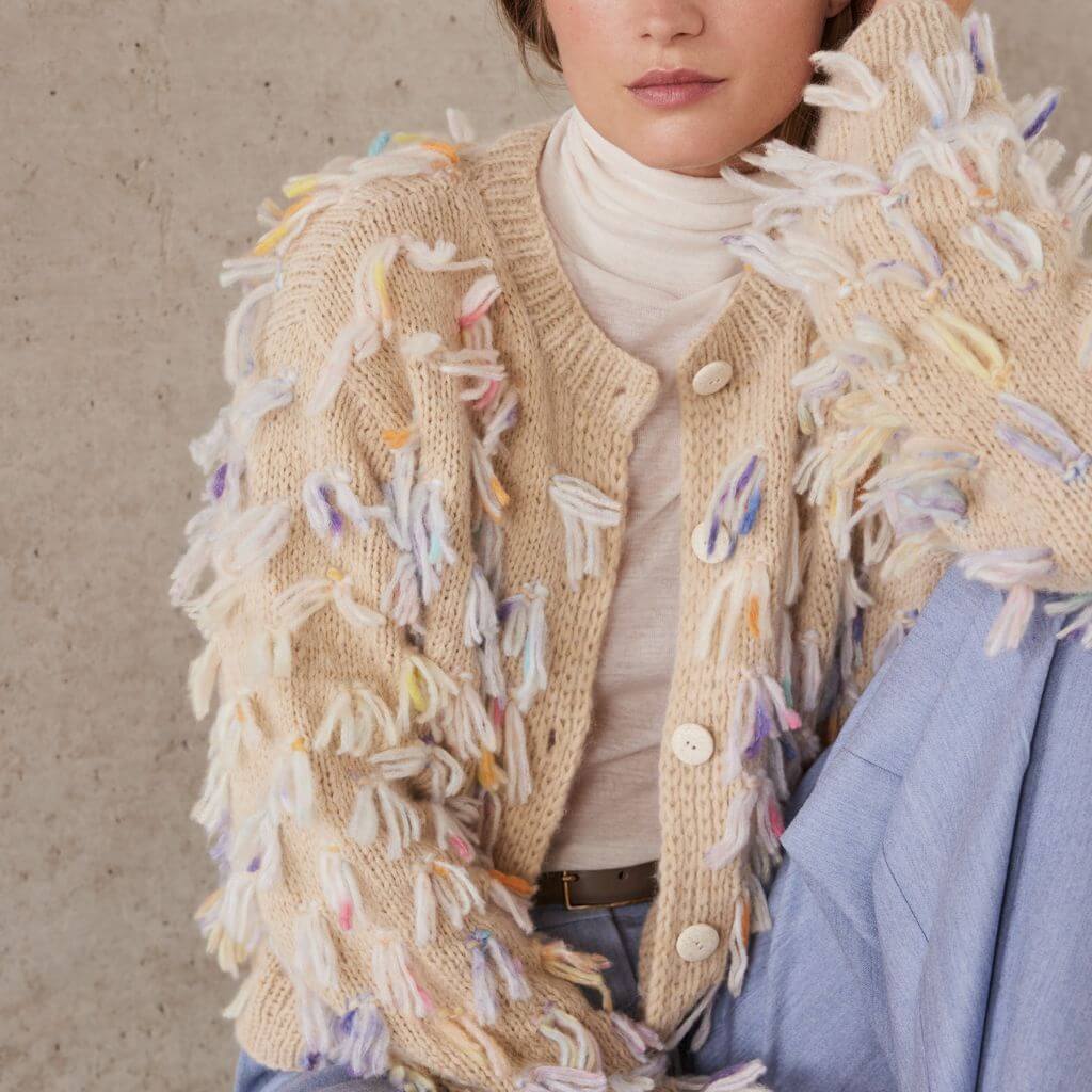 Moderne Jacke mit Fransen Strickanleitung - Lana Grossa (Heft) - Image 2