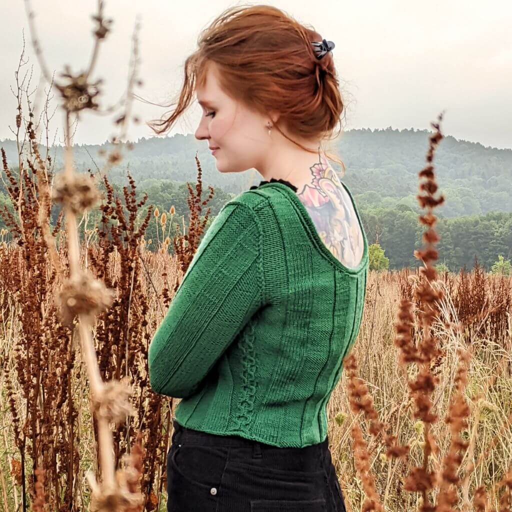 Pullover Morticia Sweater Strickanleitung - Yarn me Up (PDF) - Image 2