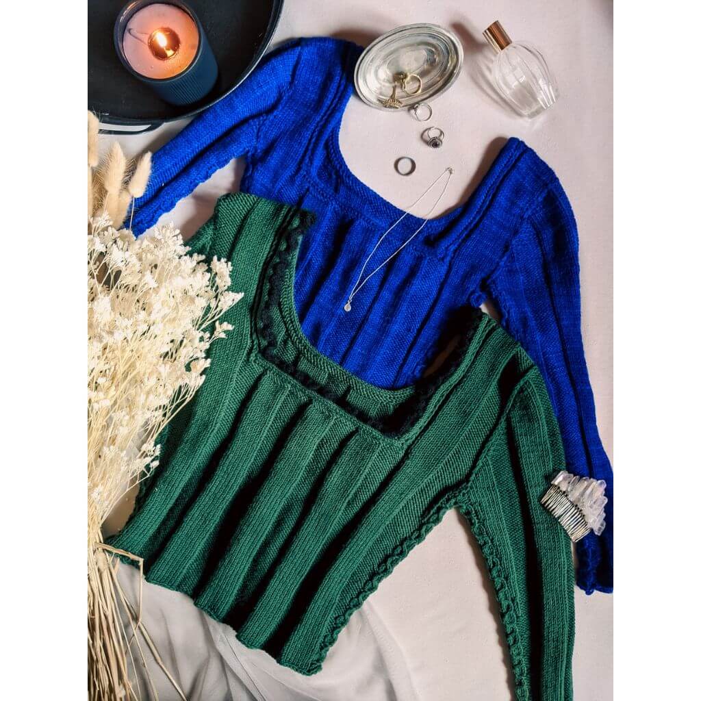 Pullover Morticia Sweater Strickanleitung - Yarn me Up (PDF) - Image 9